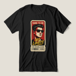 Keine Grenzen - wagen Sie es, kühne T-Shirt zu sei Tri-Blend Shirt