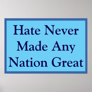 Keine große Nation hasst Poster