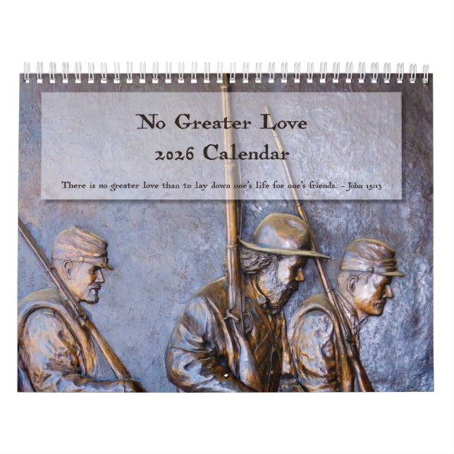 Keine größere Liebe 2026 Kalender (Titelbild)