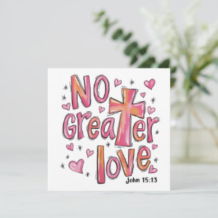 Keine größere Liebe Jesus Valentinstag Weihnachten