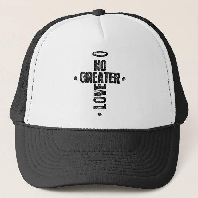 Keine größere Liebe Truckerkappe (Vorderseite)