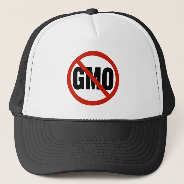 KEINE GVO Anti-GMO Truckerkappe (Vorderseite)
