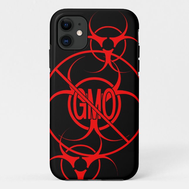 Keine GVO iPhone Fall Biogefährdung GVO iPhone 5 F Case-Mate iPhone Hülle (Rückseite)