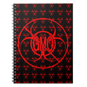 Keine GVO-Notebook-Biogefährdung GVO Sketch Pad Jo Notizblock