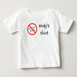 Keine Hand-mir-Abstiege Baby T-shirt