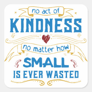 Keine Handlung Quadratischer Aufkleber