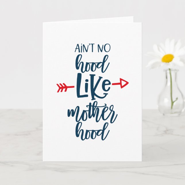 Keine Haube wie Mutterschaft Karte (Kleine Pflanze)