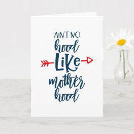 Keine Haube wie Mutterschaft Karte