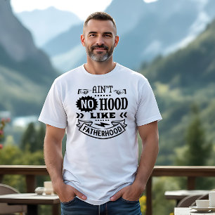 Keine Haube wie Vaterschaft Tri-Blend Shirt