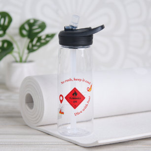 Keine Hektik, Bleib Cool LKW-Fahrer Trinkflasche