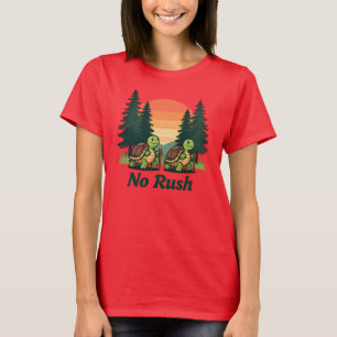 Keine Hektik-Schildkröten-Wanderabenteuer – Süßer T-Shirt
