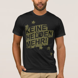 Keine Helden Mehr Halbtonbild verblaßte T-Shirt