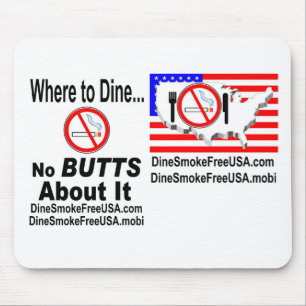 Keine HINTERN über es! - Mausunterlagen Mousepad