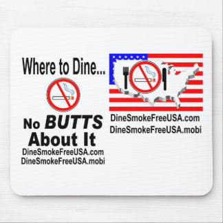 Keine HINTERN über es! - Mausunterlagen Mousepad