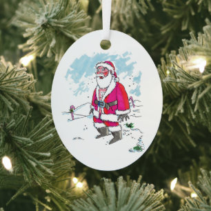 Keine Ho-Ho-Ho ovale Metalldekoration Ornament Aus Metall