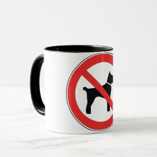 Keine Hundezeichen-Tasse Tasse