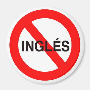 KEINE INGLES - Nicht englisch Magnet