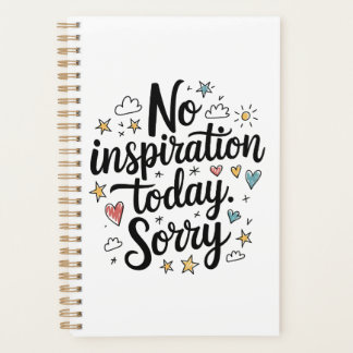Keine Inspiration heute – Lustiges und farbenfrohe Planer