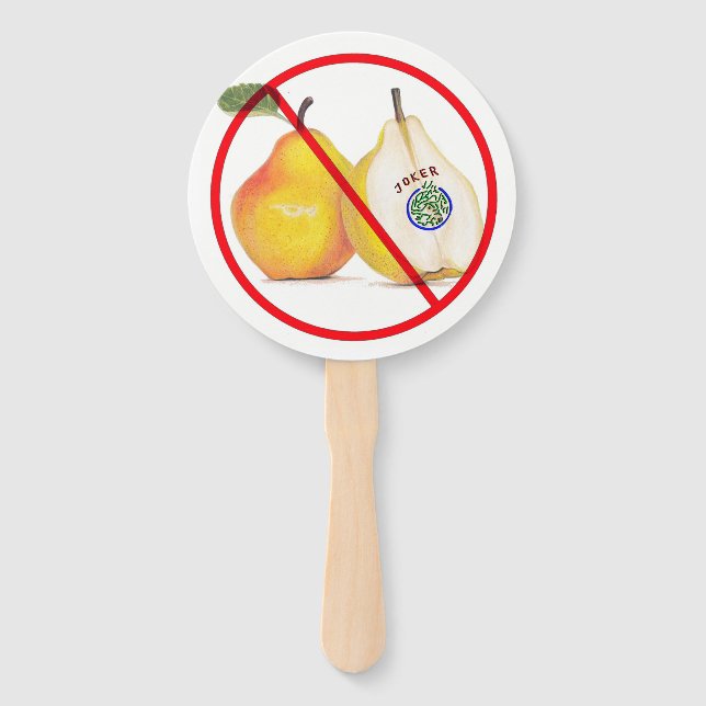 Keine Joker mit Birnenlüfter Fächer (Vorderseite)