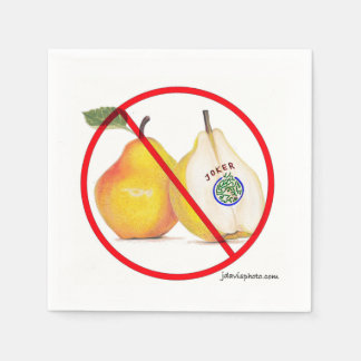 Keine Joker mit Pears Napkins Serviette