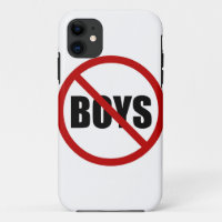 Keine Jungen Zeichen iPhone 5 Fall erlaubt