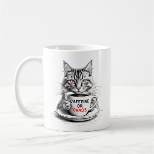 Keine Kaffeine Keine Gnade Katzen Kaffee Liebhaber Kaffeetasse