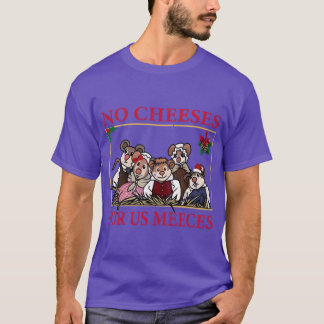 Keine Käse für uns Meeces lustiger vintage Junge T-Shirt