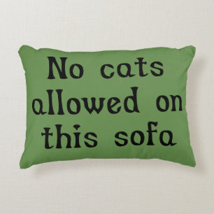 Keine Katzen auf diesem Sofa erlaubt Zierkissen
