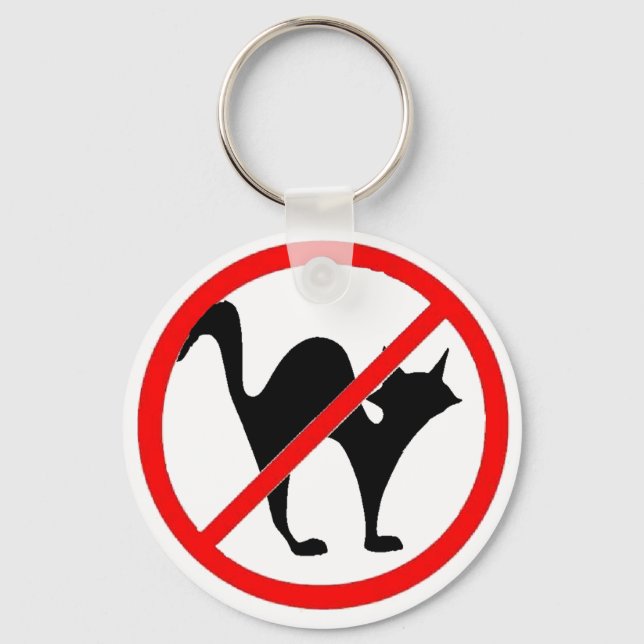 Keine Katzen? Schlüsselanhänger (Vorderseite)