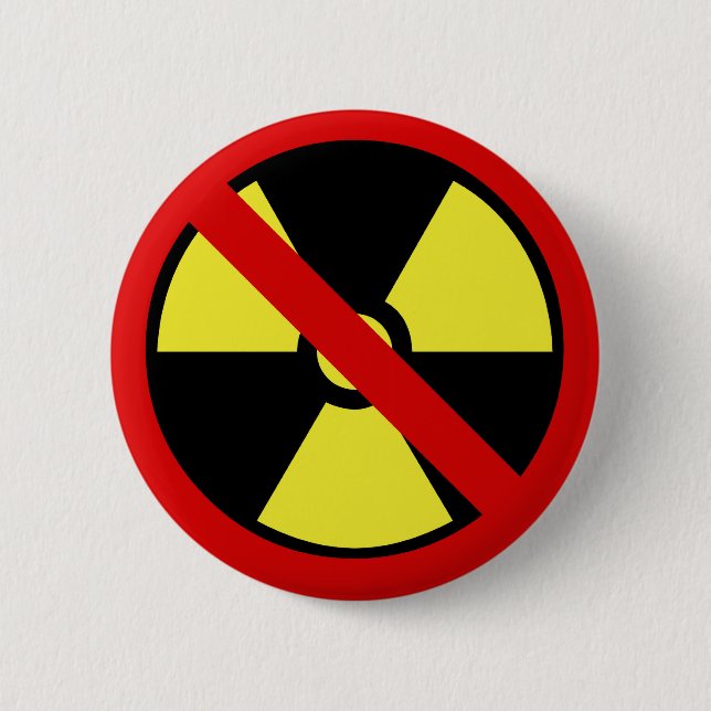 Keine Kernwaffen Button (Vorderseite)
