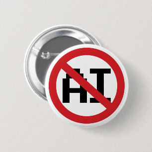 Keine KI Künstliche Intelligenz - Widerstehe KI Button