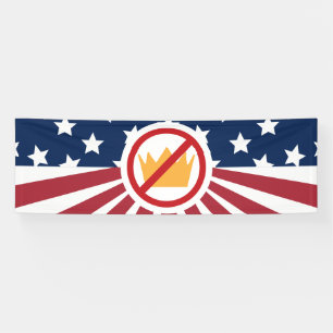 KEINE KINDER! Anti-Trump-Flagge Banner