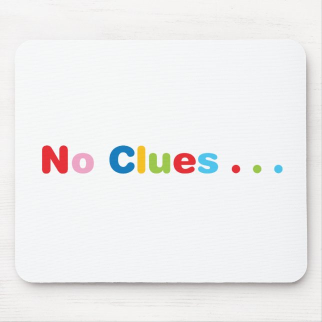 Keine Klausel Mousepad (Vorne)