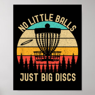 Keine kleinen, sondern große Discs Lustige Disc Go Poster
