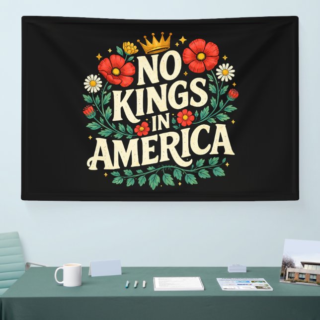 Keine Könige Amerika Banner (Messe)