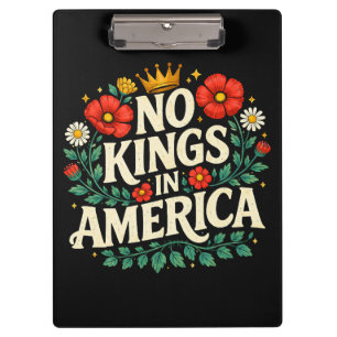Keine Könige Amerika Klemmbrett