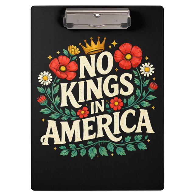 Keine Könige Amerika Klemmbrett (Vorderseite)