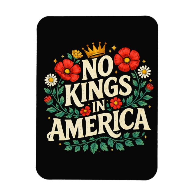 Keine Könige Amerika Magnet (Vertikal)