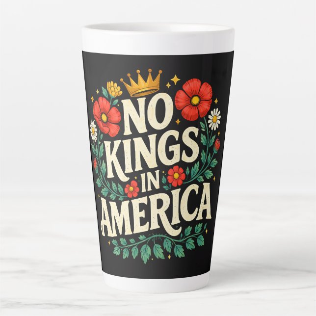 Keine Könige Amerika Milchtasse (Vorderseite)