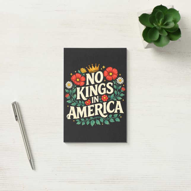 Keine Könige Amerika Post-it Klebezettel (Büro)