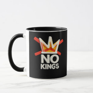 Keine Könige Anti-Minimal-Rein-Design Tasse