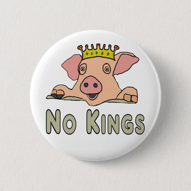 Keine Könige Button (Vorderseite)