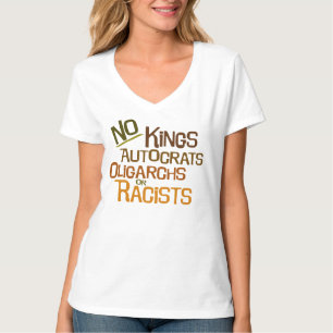 Keine Könige -- Damen V-Ausschnitt T-Shirt