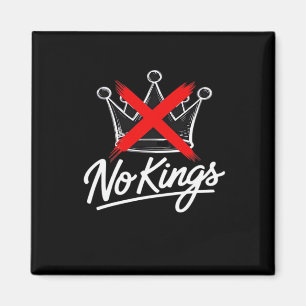 Keine Könige Einfache Krone Künstlerisches Design Magnet