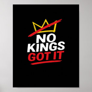 Keine Könige Es Ist Kreativ Casual Poster
