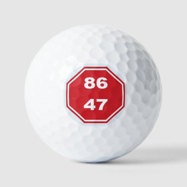 KEINE KÖNIGE GOLFBALL (Vorderseite)