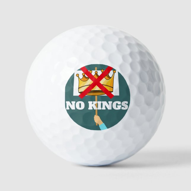 Keine Könige Golfbälle (Vorderseite)