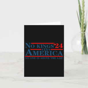 Keine Könige in Amerika 2024 Niemand ist über dem Karte