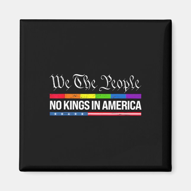 Keine Könige in Amerika 7 Magnet (Vorne)