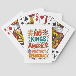 Keine Könige in Amerika Amerikanische Demokratie Spielkarten